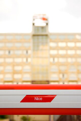 Abstract photo of the barrier prohibiting entry