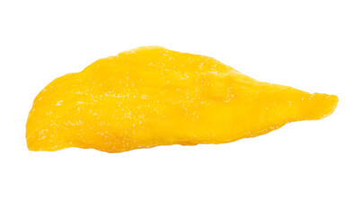 Fototapeta na wymiar Dried mango isolated on white background.