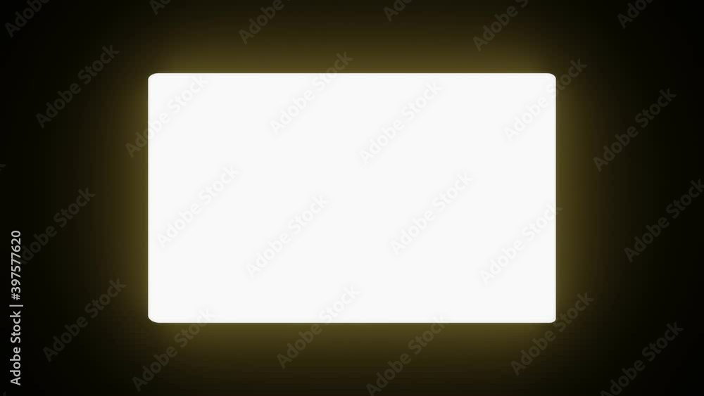 Poster abstract technology glowing blank led screens animation background 3d rendering