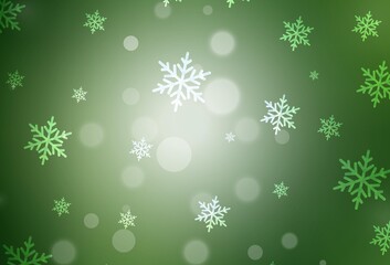 Dark Green vector template in carnival style.