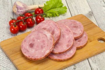 Natural ham made from pork