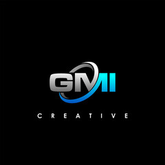 GMI Letter Initial Logo Design Template Vector Illustration	
