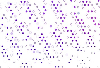 Light Purple vector backdrop with dots.