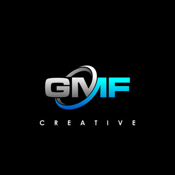 GMF Letter Initial Logo Design Template Vector Illustration	
