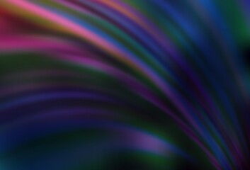 Dark Purple vector blurred bright pattern.