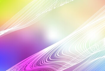 Light Multicolor vector colorful abstract background.