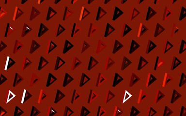Dark Red vector pattern with polygonal style.