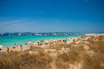 Obraz premium view of the beach-Formentera