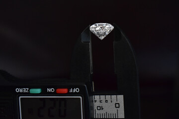 Diamonds are valuable, expensive and rare. For making jewelry