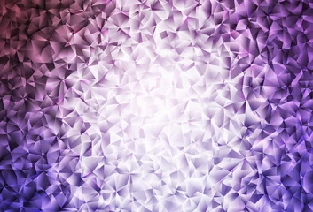 Foto op Aluminium Light Purple vector polygonal pattern. © smaria2015