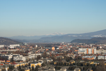 panorama Mukachevo city
