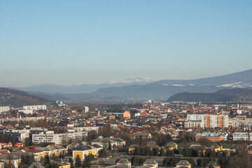Fototapeta premium panorama Mukachevo city