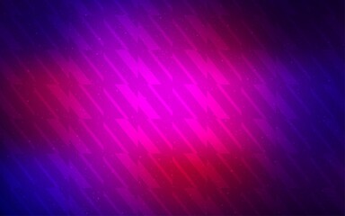Fototapeta premium Dark Pink, Blue vector texture with colored lines.