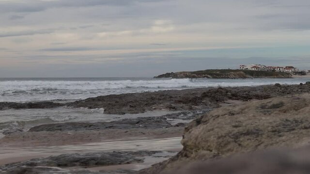 view on Atlantic ocean, Baleal, Portugal