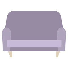 icon of sofa furniture set vector color