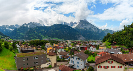 Altdorf in the swiss alps