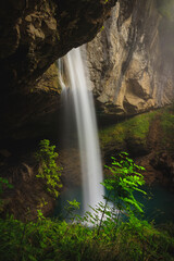 Bärglistüber Berglistüber Waterfall behind a waterfall green moody