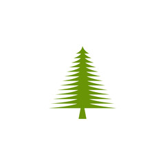 Fototapeta premium Pine tree icon logo design template