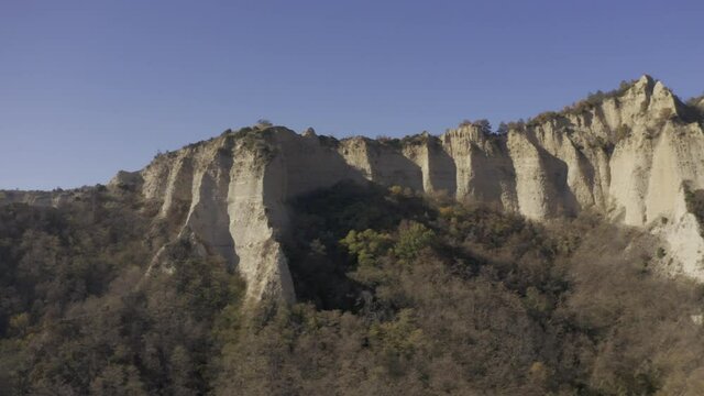 Aerial, Melnik Rock Pyramids, Bulgaria