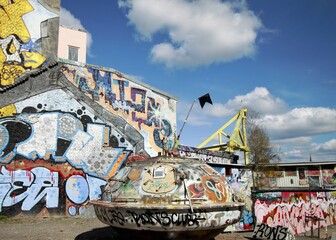 Fototapeta na wymiar Graffiti in Oslo