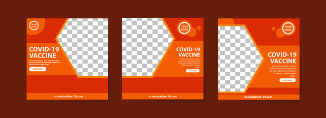 Collection of covid-19 vaccine social media posts. vaccine for covid-19. for the socialization of the covid-19 virus vaccination.