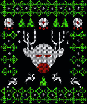 Christmas ugly sweater design