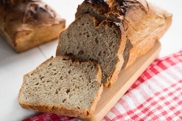 Tasty Polish traditional sourdough bread