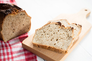 Tasty Polish traditional sourdough bread