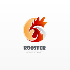 Rooster logo template
