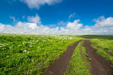 Panoramic view of the Bermamyt Plateau