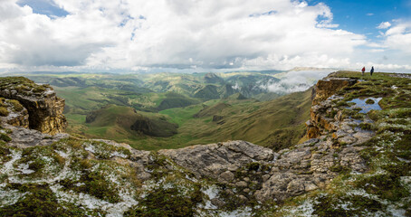 Panoramic view of the Bermamyt Plateau