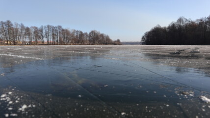 Obraz premium ice river