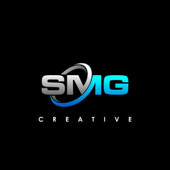 SMG Letter Initial Logo Design Template Vector Illustration	
