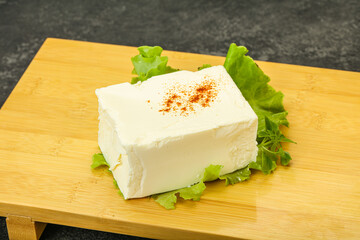 Greek traditional soft feta cheese