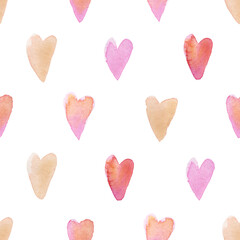 Valentine digital paper, Watercolor love quotes seamless pattern valentines day png Valentine patterns clipart Family clipart