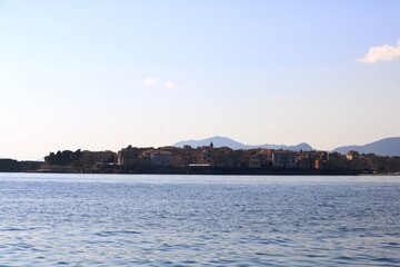 Blick auf Korfu-Stadt