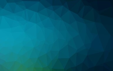Obraz premium Light Blue, Green vector low poly texture.