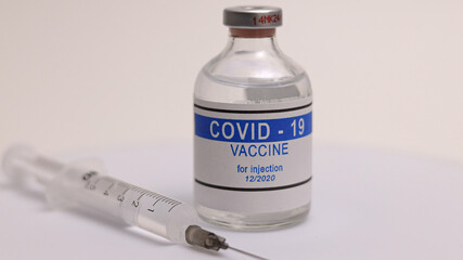 Corona Covid-19 vaccine for injection - photo