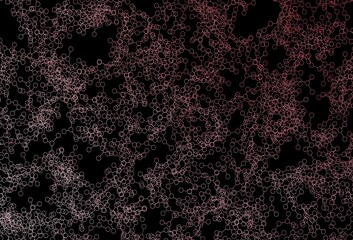 Dark Pink vector texture with artificial intelligence concept.