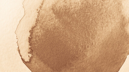 Elegant Effect.  Grungy Cinnamon Paper. Ink