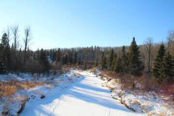 Snowy Creek, Whitemud Park, Edmonton, Alberta