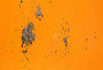 texture of orange color with elements of rust