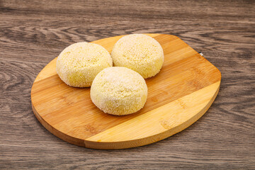 Raw potato zrazy for cooking