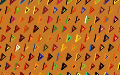 Dark Multicolor vector backdrop with lines, triangles.
