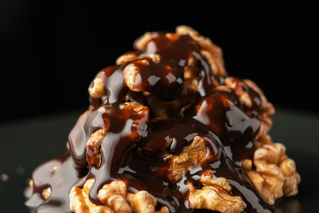 Walnut in chocolate.