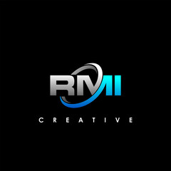 RMI Letter Initial Logo Design Template Vector Illustration	
