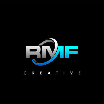 RMF Letter Initial Logo Design Template Vector Illustration	
