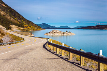 Abraham Lake, the Canadian Rockies.