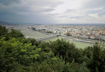Fototapeta na wymiar Schöne Aussicht auf Budapest