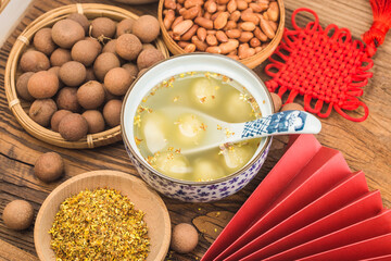 Traditional chinese sweet rice ball